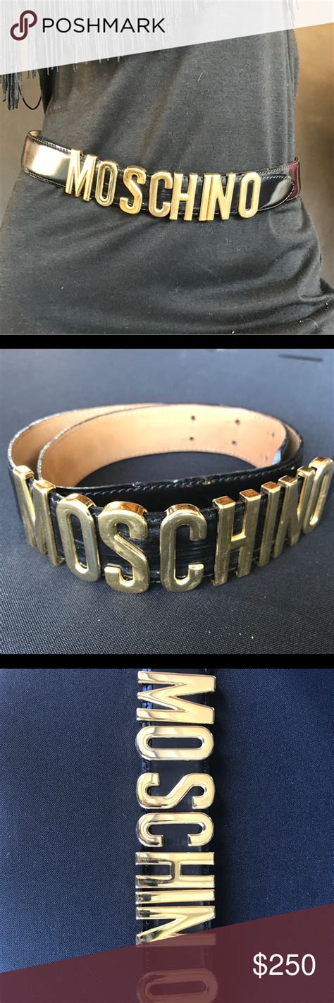 vintage moschino belt.